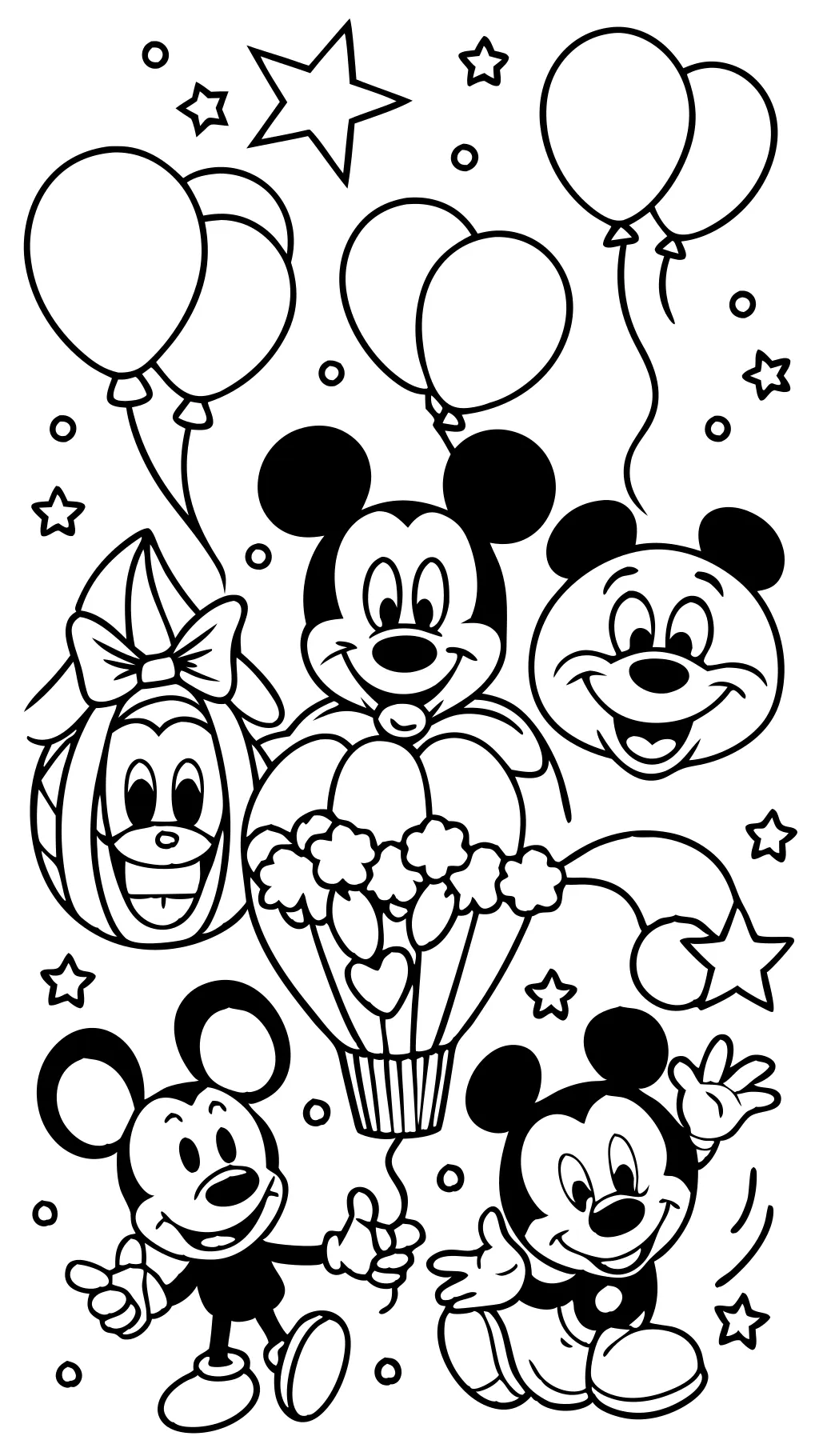 free disney color pages